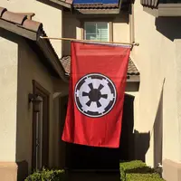 2019 새로운 Galactic 제국 반란군 동맹 Mandalorian Flags 빨간색 국기