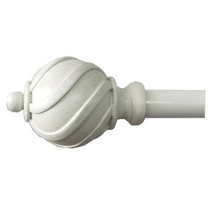 Vendita calda stile moderno asta di <span class=keywords><strong>tenda</strong></span> in metallo <span class=keywords><strong>con</strong></span> sfera di cristallo decorativo e accessori per la testa di erba per tende personalizzate - Product Image 3