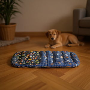 Tappetino in Seta per Cani 75*57CM, Materassino Ellittico per Animali Domestici - Product Image 3