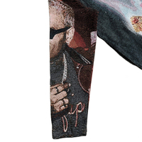 Veste streetwear pour homme, printemps, vintage, respirante, style hip-hop, avec impression intégrale motif tapisserie star, fermeture éclair