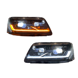 Fari per <span class=keywords><strong>Volkswagen</strong></span> Multivan <span class=keywords><strong>Caravelle</strong></span> <span class=keywords><strong>T5</strong></span> 2012-2015, Gruppo Fari LED Auto, Aggiornamento T6, Design Più Recente, Accessori - Product Image 1