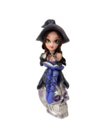 Figuras de Bruja de Resina Personalizadas al por Mayor, Adornos de Arte de Brujería, Regalo, Figura de Jardín, Decoración del Hogar