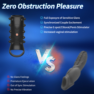 2026 New Toys Silicone <b>Vibrating</b> Penis Ring Sex Toys Male Stimulation - Product Image 2