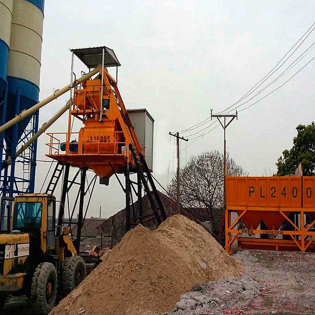 Fully Automatic Electric Concrete Batching Plant Production Line Computer-Controlled Motor-Driven Weighing System for High
