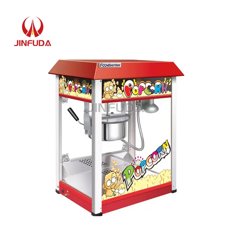 China Groothandelsprijs Industriële Popcorn Maken Machine Automaat Snoep Commerciële Popcorn Machine/Popcorn Makers