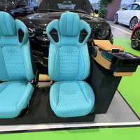 Sièges de voiture en cuir synthétique microfibre de haute qualité, imperméables, résistants aux plis, enroulés en PU, imprimés et finis