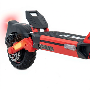สกู๊ตเตอร์ไฟฟ้า RCB D5 สีแดง แข็งแรง ทนทาน โครงสร้างอลูมิเนียมอัลลอยด์ สองล้อ ควบคุมผ่านแอพ กันน้ำ พับเก็บได้ ระบบกันสะเทือน ความเร็ว 45 กม./ชม. แบตเตอรี่ลิเธียม - Product Image 1