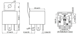 <span class=keywords><strong>12v</strong></span> 40a 5 פין JD1914 מיני ממסר - Product Image 4