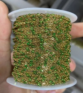 NUOVO <span class=keywords><strong>Catenina</strong></span> <span class=keywords><strong>a</strong></span> <span class=keywords><strong>Rosario</strong></span> Personalizzabile in Acciaio Inossidabile con Perline <span class=keywords><strong>a</strong></span> Sfera Smaltate Glitterate e <span class=keywords><strong>Catenina</strong></span> Piatta <span class=keywords><strong>a</strong></span> Cavo, Vendita all'Ingrosso in Rotoli - Product Image 2