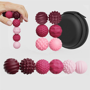 Neutral Sensory Magnetic Balls Silicone Multi Textured Portable <b>Fidget</b> Toy For Stress Relief And Education - Product Image 1