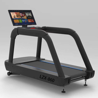 Caminadora de Alta Calidad con Pantalla Táctil para TV, Equipo de Cardio para Gimnasio Comercial/Doméstico, Caminadora Eléctrica con Motor