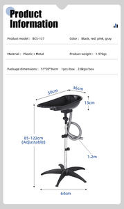 Lavabo Portátil de Plástico Negro para Lavar el Cabello, para Uso en Casa, Salón de Belleza o Barbería - Product Image 3