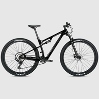 Vélo de montagne de haute qualité de 29 pouces en fibre de carbone, VTT 24 vitesses, fourche en alliage d'aluminium SHI MANO DEORE/M6100-12S