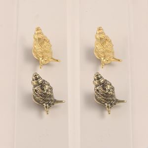 Wholesale caracol latão porta alça armário porta lidar com ornamentos animais - Product Image 3