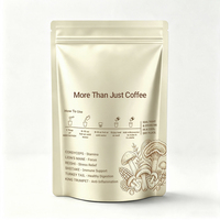 Mélange de café aux champignons 10-en-1 Marque Blanche : Poudre de café aux champignons Reishi et Crinière de lion, faible en caféine et instantané