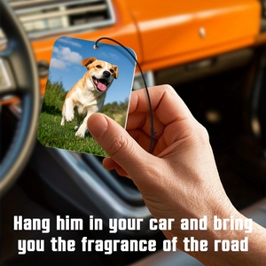 Ambientador de aire de camión de papel más vendido, tarjeta de perfume de coche de fragancia colgante de papel, frescura duradera - Product Image 3