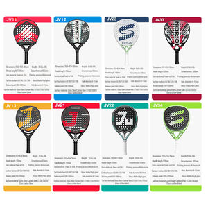 Raquetas de <span class=keywords><strong>Tenis</strong></span> Deportivas de Pádel con Forma de Diamante al por Mayor, Nuevo Diseño 3K 12K 18K, Empuñadura de EVA, Material de Fibra de Vidrio Portátil - Product Image 4