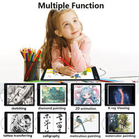 Tablette lumineuse LED avec batterie pour dessin, planche de traçage LED pour artisanat et tatouage, format A2 A3 A4 A5, planche de copie LED, boîte à lumière