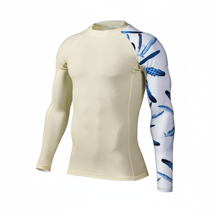 Rashguard personnalisé à impression numérique pour bébés et tout-petits unisexes, manches longues, en Spandex/Nylon, service OEM Eagle View - Product Image 2
