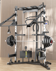 Equipo de Entrenamiento Multifuncional para Gimnasio en Casa, Combo de Rack para Sentadillas y Ejercicios <span class=keywords><strong>Pectorales</strong></span>, para Entrenamiento de Cuerpo Completo en Interiores - Product Image 5