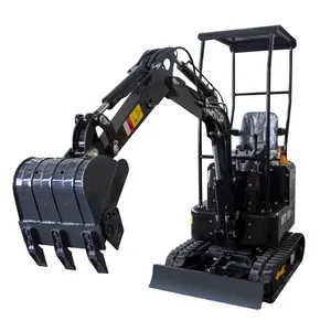 HT08 HT10 HT12 Mini bagger Kleiner Bagger mit Anbaugeräten Kostenlos zum Verkauf