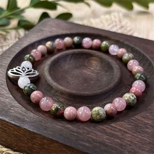 Natural Stone <b>Bracelet</b> Colorful Glass Beaded Seven Chakra <b>Healing</b> Exclusive Influencer Choice Item Product Bundling Service - Product Image 1