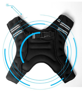 5-8-10kg <b>Weight</b>-Bearing <b>Vest</b> Polyester Material Running Fitness Equipment Invisible Iron Sand Bag Sand Coat Weighted <b>Vest</b> - Product Image 6