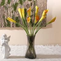Centres de table pour la chambre à coucher, maison, bureau, décorations de vases, fleurs artificielles de lys calla