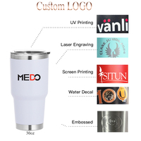 Thermos personnalisé de 30 oz à double paroi en acier inoxydable 18/8 Tasse à café thermos sous vide pour boissons froides