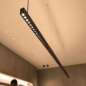 Đèn treo LED tuyến tính văn phòng hiện đại 3030, chiều dài 600-1800mm, đèn chùm treo trần, đèn treo tuyến tính 900-1200mm - Product Image 6