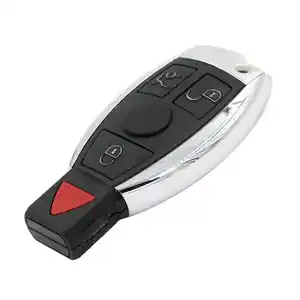 3 pulsante di vibrazione pieghevole smart entry auto chiave fob caso di shell caso chiave a distanza dell'automobile per mercedes benz a w168 w124