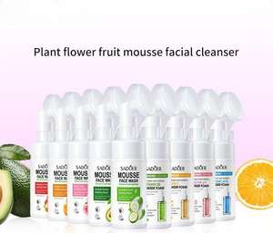 SADOERディープクリーンフェイスリフレッシュオイルコントロールキュウリエキススージング修理発泡クリーニングムース洗顔クレンザー - Product Image 2