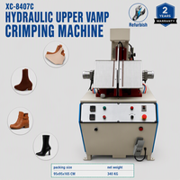 Machine de moulage pneumatique double pour empeignes de chaussures XC-8407C