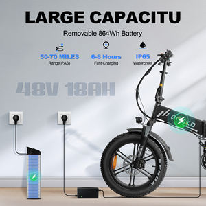 EMOKO Nuovo Design Bicicletta Elettrica Pieghevole con Pneumatici Larghi per Adulti, 7 Velocità, Sospensione Completa, Vendita all'Ingrosso e Dropshipping - Product Image 5