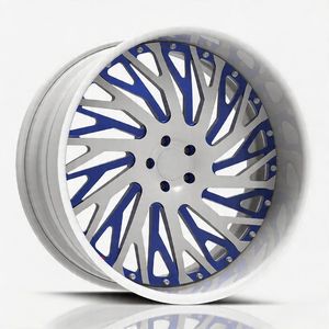 <span class=keywords><strong>Jantes</strong></span> forgées légères 6061 T6, 2 pièces, sur mesure, 20, 22, 24, 26, 28, 30 pouces, 5x112, 5x1143, 5x120, 5x127, 6x1397, lèvres chromées, style Biaforca - Product Image 2