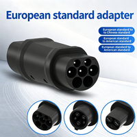 Adaptador de Cargador para Vehículos Eléctricos, Estándar Europeo CCS2 a GB/T 1, Trifásico, 16-32A, 250V, Estándar Chino