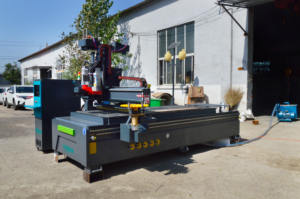 26% de Descuento, Router CNC para Madera de Tipo Lineal de 1325 4x8 pies con Cambio Automático de Herramienta (ATC) y Rotatorio - Product Image 2