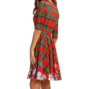 Vestidos Personalizados de Alta Calidad para Mujer, Ropa de Festival, Impresión Digital 3D, Vestido Midi Ajustado con Mangas, Vestidos Mini de Moda con Peplum - Product Image 5