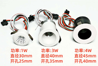 Mini spot LED encastré de plafond magique RGB RGBW 1W 3W 4W 24V WS2811 WS2814