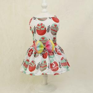 Jupe d'été légère en polyester pour chien, mignonne, respirante, séchage rapide, imprimée, accessoire décoratif pour animal de compagnie, portable - Product Image 4