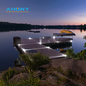 60W begehbare Solar bodenfliesen Halbstarre PV-Module für Marine Yachts Solar pflaster Dock Gebäude Balkon Park System - Product Image 2