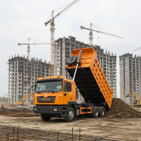 Восстановленный самосвал Howo NX 6x4, 371 л.с., двигатель Weichai, полный комплект запчастей для горнодобывающей и логистической техники