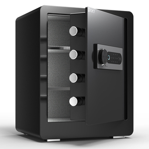 Caja Fuerte Biométrica con Huella Dactilar, Cajas Fuertes para el Hogar con Bolsa Ignífuga, Caja Fuerte de Seguridad con Panel Táctil Digital para Dinero, Efectivo, Documentos, Hogar y Oficina - Product Image 1