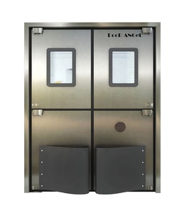 <span class=keywords><strong>Puerta</strong></span> Batiente de Impacto de Doble Hoja de Acero Inoxidable para Cocina de Restaurante Moderna - Product Image 6