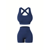 KY35 personnalisé coloré doux Gym costumes sous-vêtements femmes Fitness musculation Yoga tissu Nylon Sexy sans couture ensembles d'entraînement