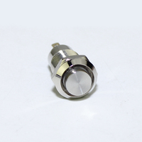Mini bouton-poussoir Led de 8 MM avec anneau éclairé, bouton poussoir, 2 pièces
