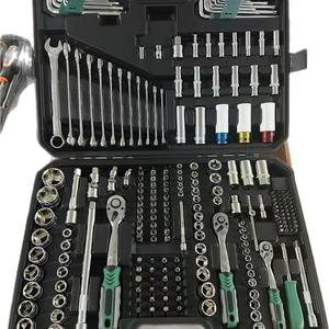 222 PCS Socket Wrench Combination Hard Case Package Socket <strong>Set</strong> Car Repair <strong>Spanner</strong> Tool Kit Socket <strong>Ratchet</strong> <strong>Set</strong> Hand Tool Box Kit - Product Image 1