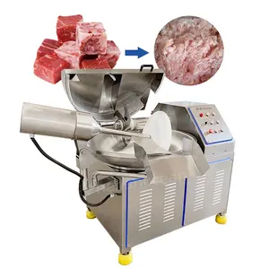 Machine industrielle de coupeur de viande de bol de l'acier inoxydable 80kg d'OCEAN/petite machine hachée de boeuf de coupeur de bol de saucisse