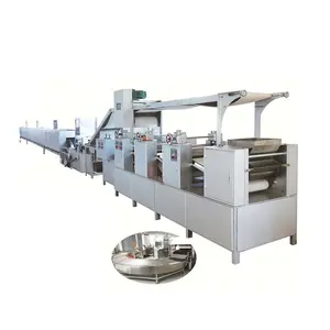 Kraker sandviç bisküvi fırın üretim hattı/yumuşak ve sert parmak bisküvi bisküvi makinesi