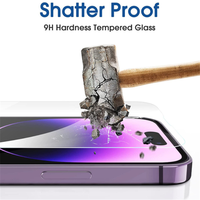 Pelindung Layar Kaca Tempered Ultra Tipis 9H 2.5D 0.33mm untuk iPhone 18 17 16 15 Pro Series, Transparansi Tinggi, Ponsel Berkualitas Tinggi